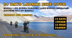 Manali Leh Sringar Bike Tour