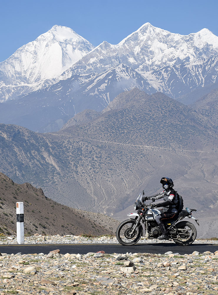 The rewards of motorbike tours to Upper Mustang with Wild Tracks Nepal motorbike tours of Upper Mustang