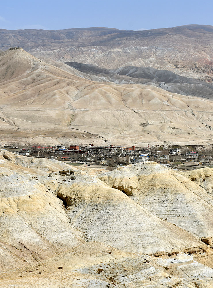 Lo Manthang, tour of Upper Mustang with Wild Tracks Nepal motorbike trous