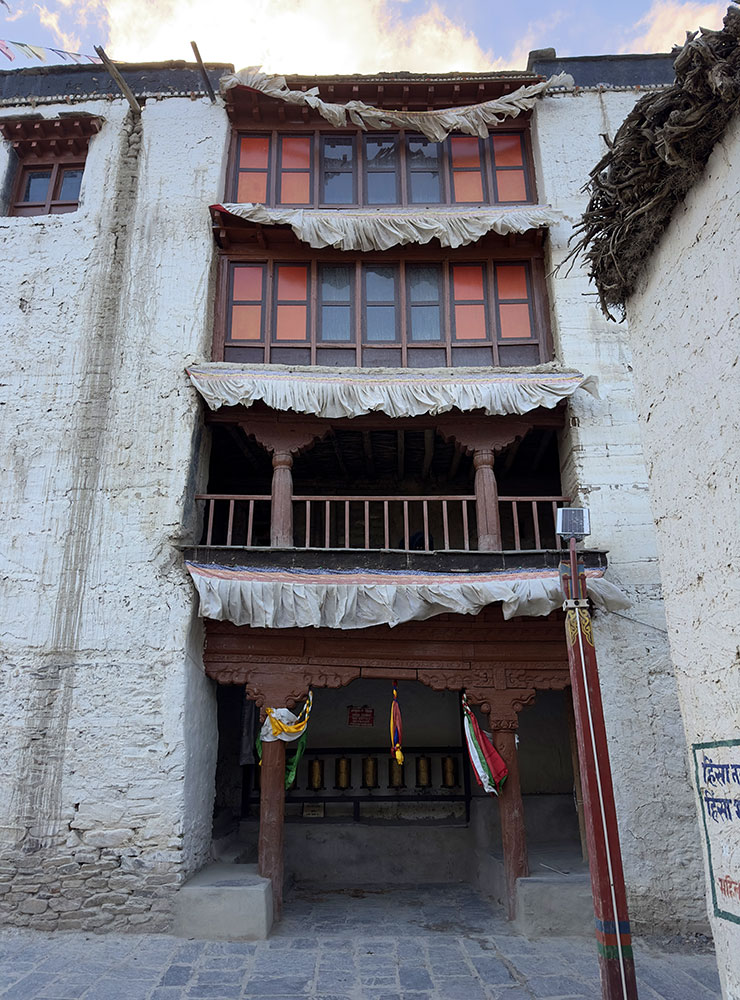 The royal palace of Upper Mustang with Wild Tracks Nepal Motorbike Tours